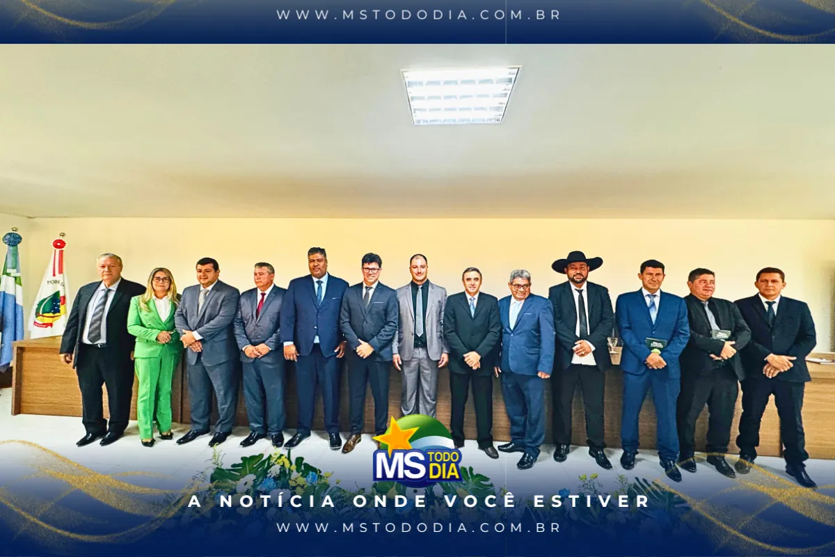 Imagem de compartilhamento para o artigo Posse de novos gestores e vereadores em Costa Rica marca início de um novo ciclo para a cidade da MS Todo dia